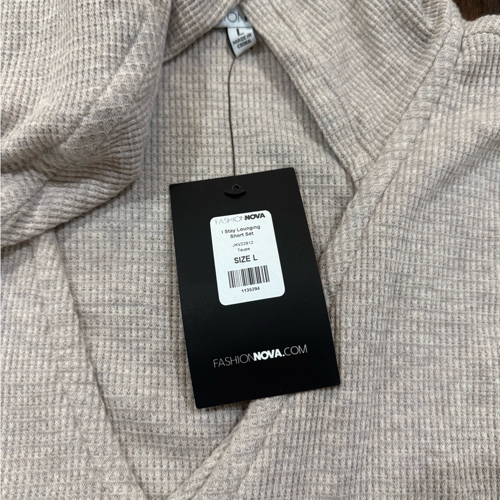 Fashion Nova Tan V-Neck Sweater